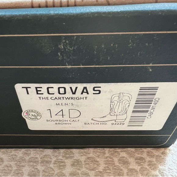 Tecovas The Cartwright in Bourbon Calf Size 14D - Picture 4 of 6